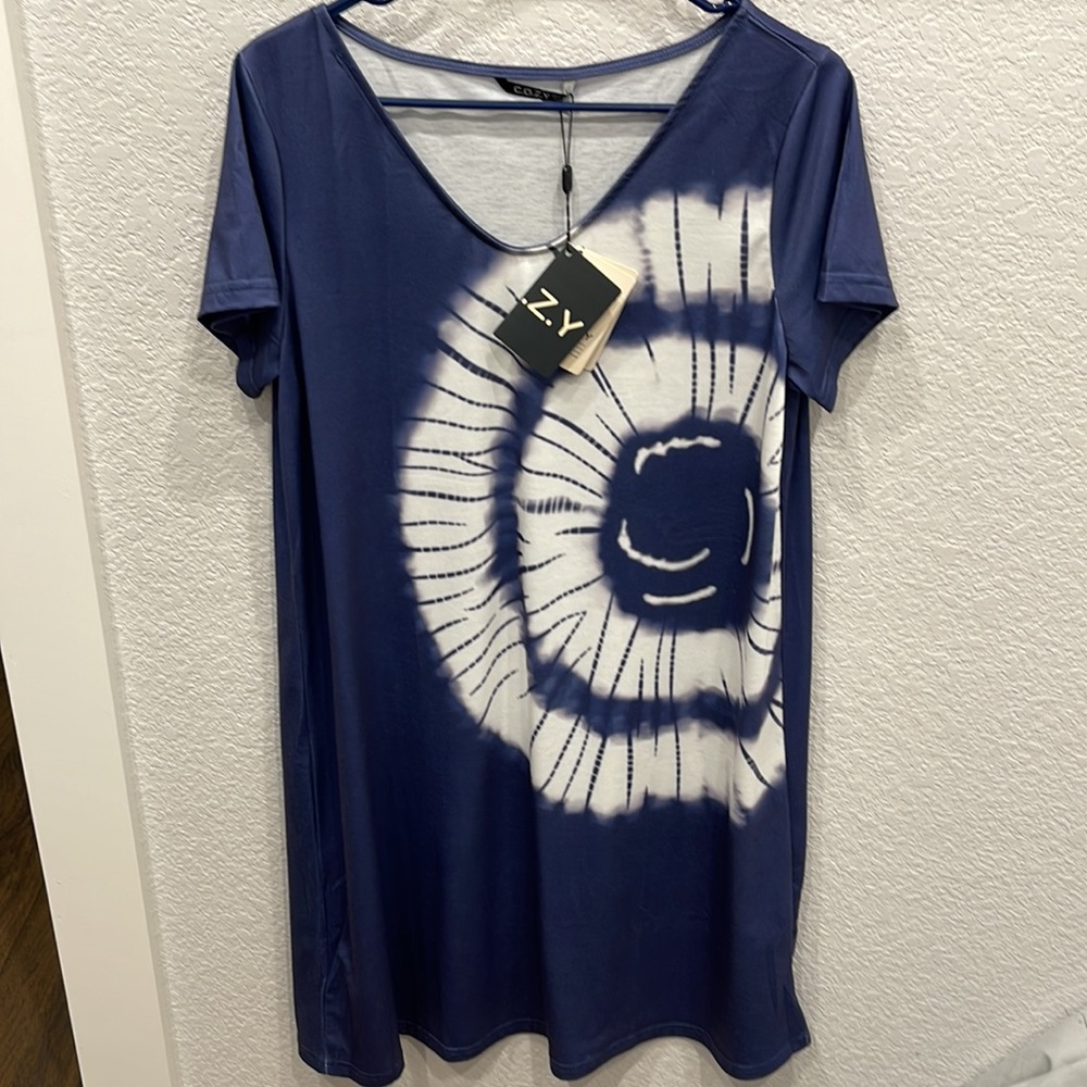 NWT Cozy Swimsuit Coverup or Jersey Dress-S - Picture 2 of 5